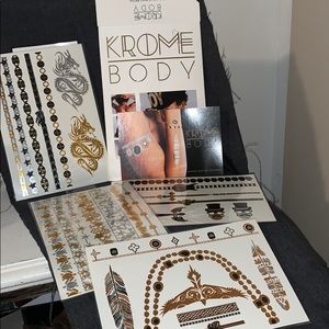 Krome Body Tattoos (temporary) NEW